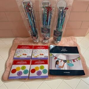 🎁Birthday Party Decorations Banner Cenerpiece Balloon Weights Generic Age NEW